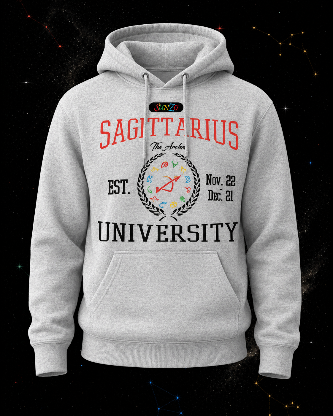 Sagittarius University Hoodie
